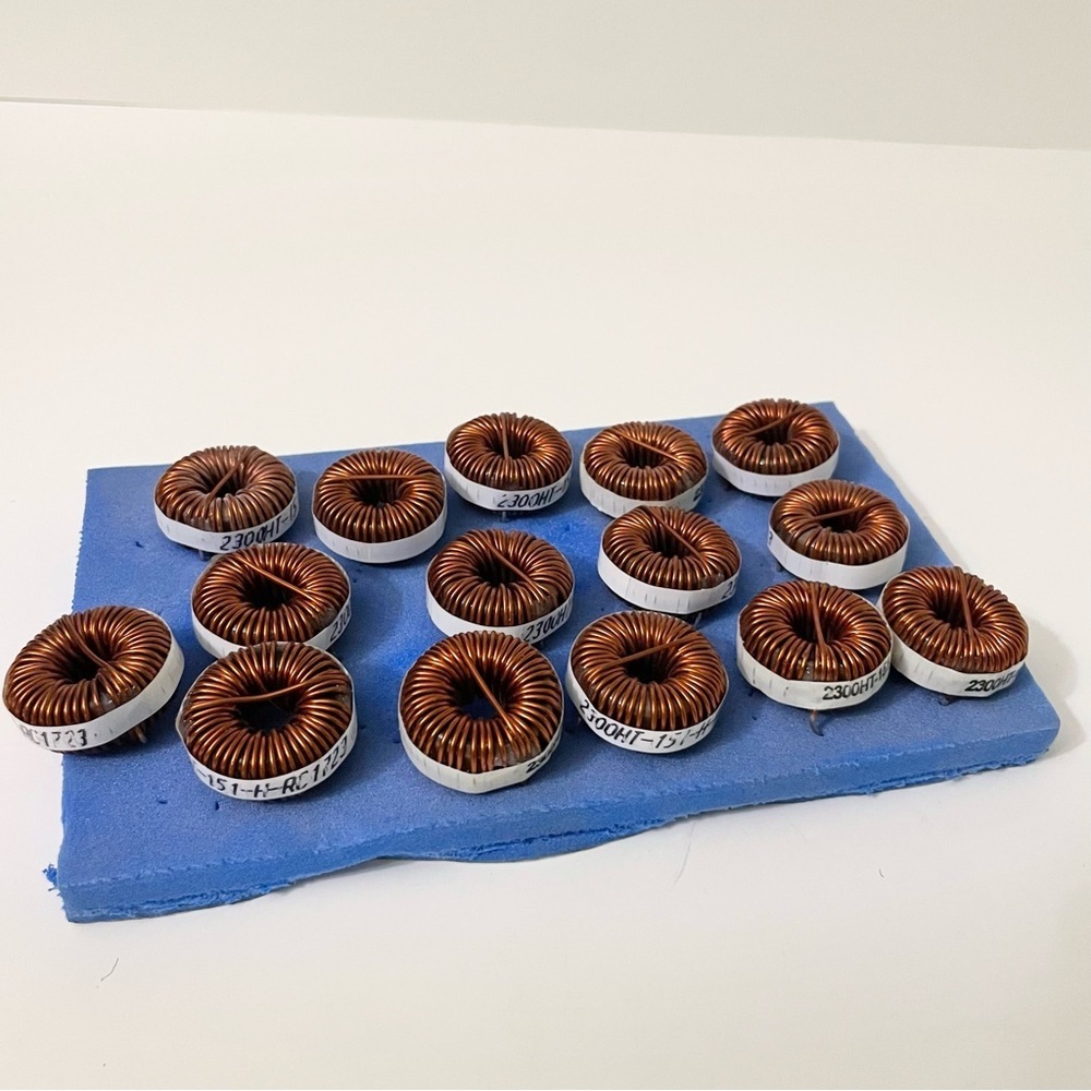 15x Copper Wire Wound Toroidal Choke Inductor Coils for Electronics DIY Projects